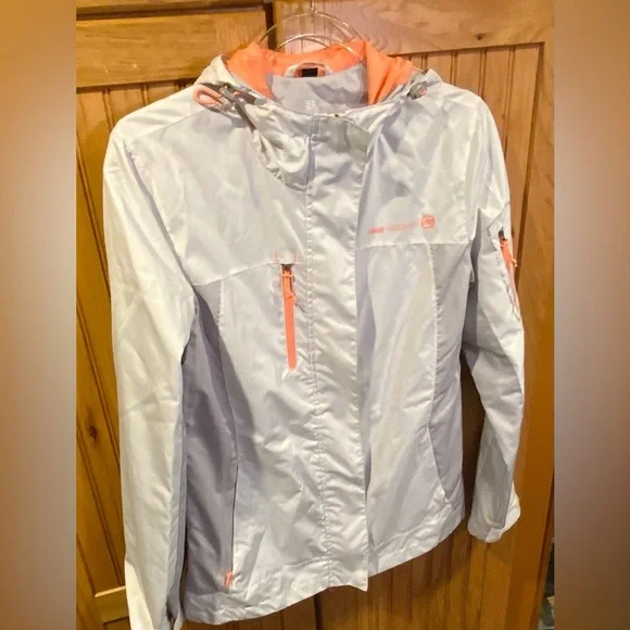 Free Country Light Gray and Coral Jacket - Picture 1 of 6